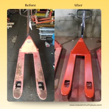 before after service hand pallet bandung 2 - kawanmultijaya.com